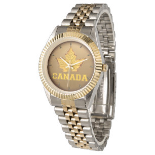 Kanada Beobachten Kanada Maple Leaf Souvenir Wrist Armbanduhr