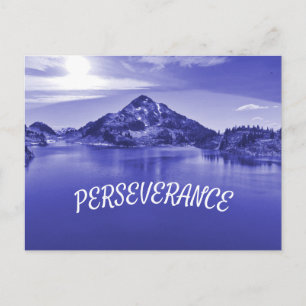 Kanada Berge Durchhaltevermögen Postkarte