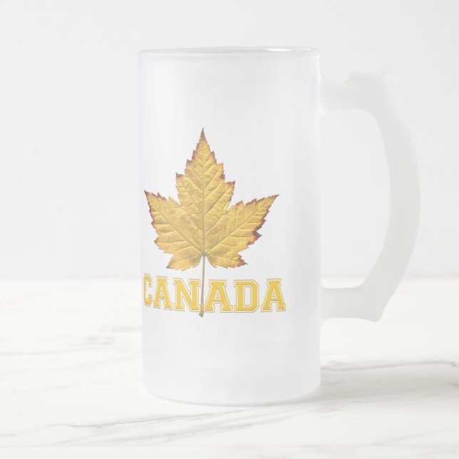 Kanada-Bier-Tassevarsity-Kanada-Andenken-Gläser Mattglas Bierglas (Rechts)