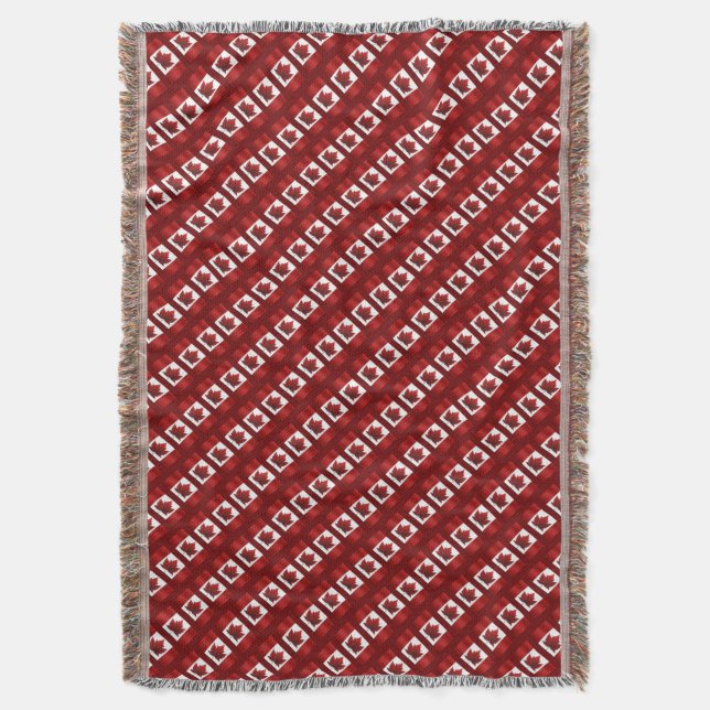 Kanada Blanket Kanada Flagge Souvenir Throw Decke (Vorderseite Vertikal)