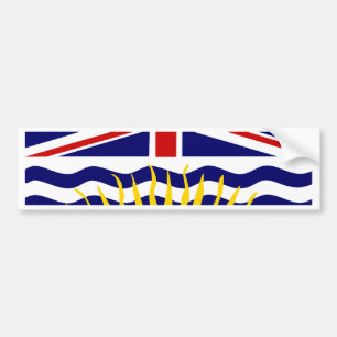 Kanada-Britisch-Columbia-Flagge Autoaufkleber