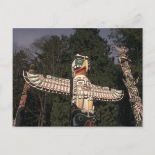 Kanada, British Columbia, Vancouver. Einheimisch Postkarte