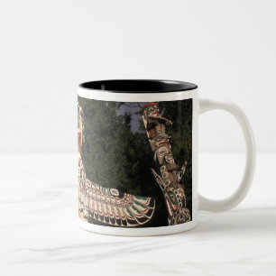 Kanada, British Columbia, Vancouver. Einheimisch Zweifarbige Tasse