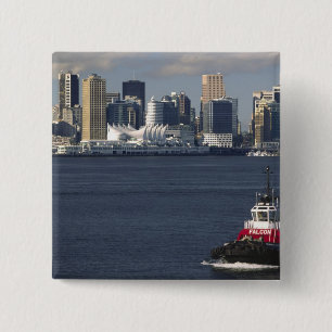 Kanada, British Columbia, Vancouver. Innenstadt Button