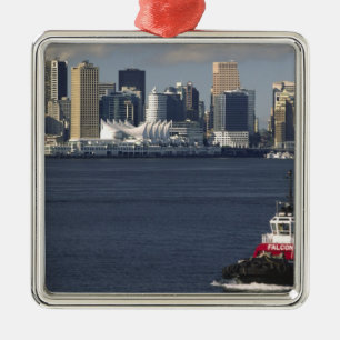 Kanada, British Columbia, Vancouver. Innenstadt Silbernes Ornament