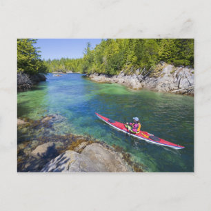 Kanada, British Columbia, Vancouver Island. Meer 2 Postkarte