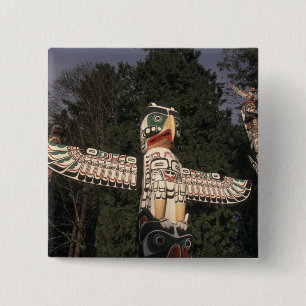 Kanada, British Columbia, Vancouver.  Native Button