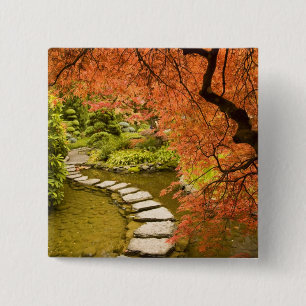 KANADA, British Columbia, Victoria. Herbst Button