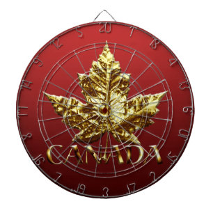 Kanada Dartboard Gold Kanada Souvenir Dartboards Dartscheibe