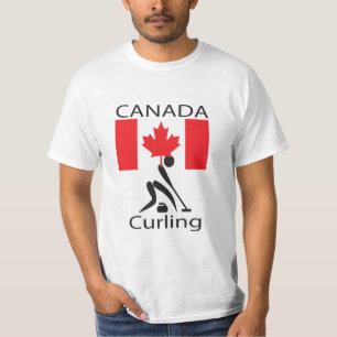 Kanada, das sich kräuselt - kräuselnd in Kanada T-Shirt