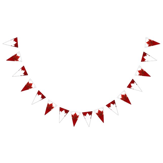 Kanada Day Banners Banners Canada Decorations Wimpelkette (Alle)