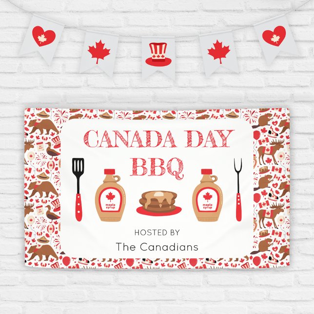 Kanada Day GRILLEN Canadian Banner (Von Creator hochgeladen)