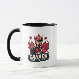 Kanada der 51. Staat Trump Kanadier Tasse