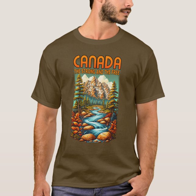 Kanada, die Starken und die Freie T-Shirt (Vorderseite)