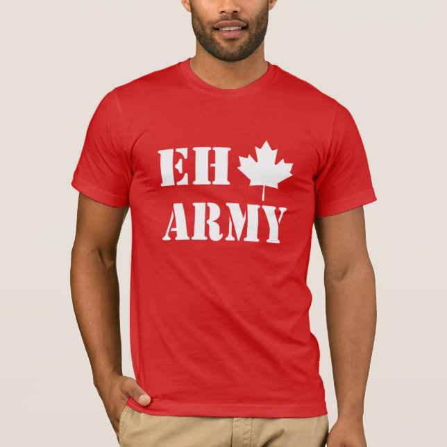 Kanada Eh Armee T-Shirt (Vorderseite)