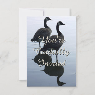 Kanada Einladungen Personalisiert Canada Gänse UAW