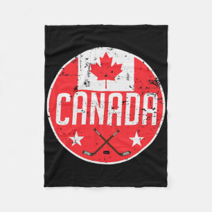 Kanada Eishockey-Flaggen-Trikot Unterstützer Kanad Fleecedecke