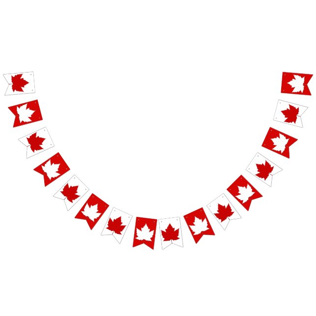 Kanada Flag Banners Canada Day Decorations Wimpelkette (Alle)