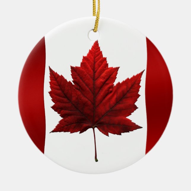Kanada Flag Ornament Souvenirs & Kanada Geschenke (Vorne)
