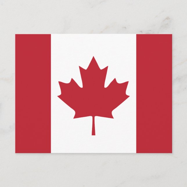 Kanada Flag Postkarte (Vorderseite)