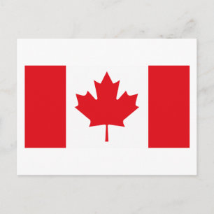 Kanada Flag Postkarte