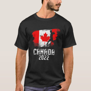 Kanada Flag Soccer Team 2022 World Football T-Shirt