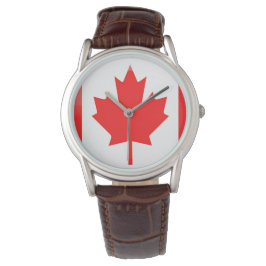 Kanada-Flagge Armbanduhr