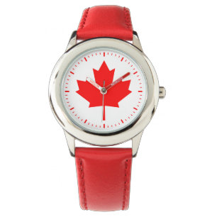 Kanada-Flagge Armbanduhr