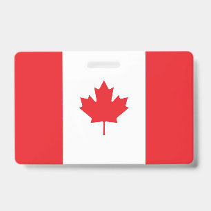 Kanada-Flagge Ausweis
