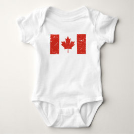 Kanada-Flagge Baby Strampler