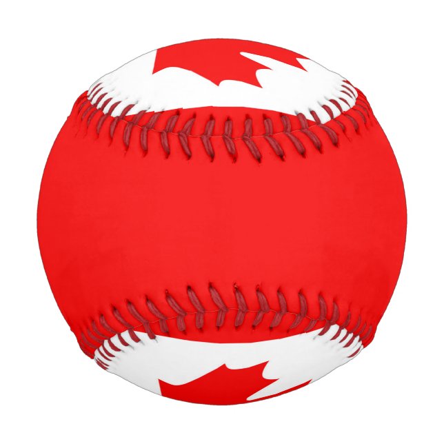 Kanada-Flagge Baseball (Rückseite)