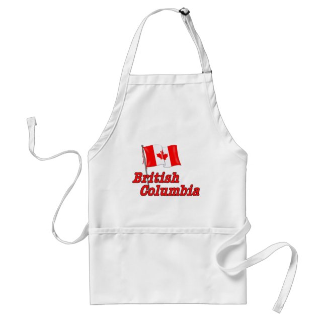 Kanada-Flagge - British Columbia Schürze (Vorne)