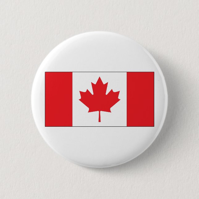 Kanada-Flagge Button (Vorderseite)
