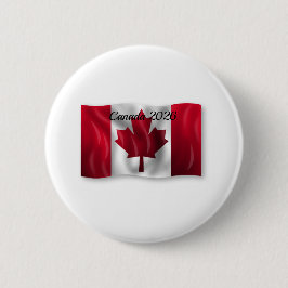 Kanada-Flagge Button