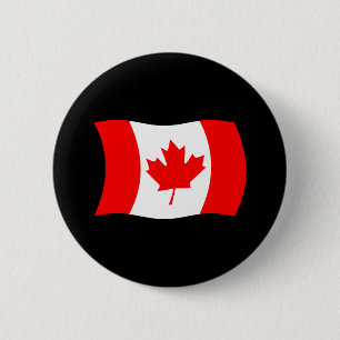 Kanada-Flagge-Button Button