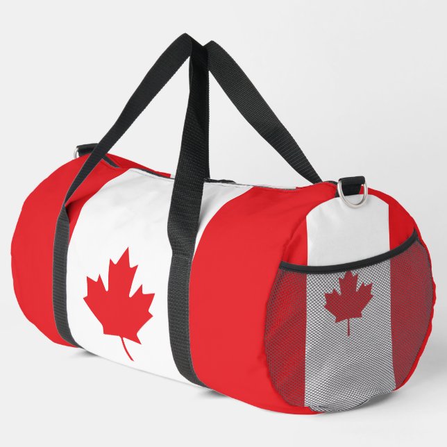Kanada-Flagge Duffle Bag (Rechte Ecke)