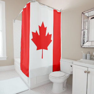 Kanada-Flagge Duschvorhang