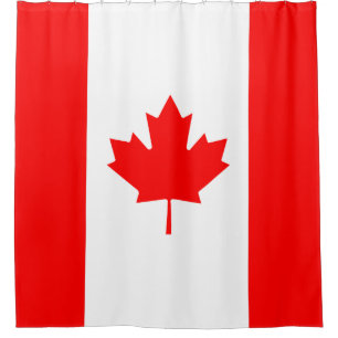 Kanada-Flagge Duschvorhang