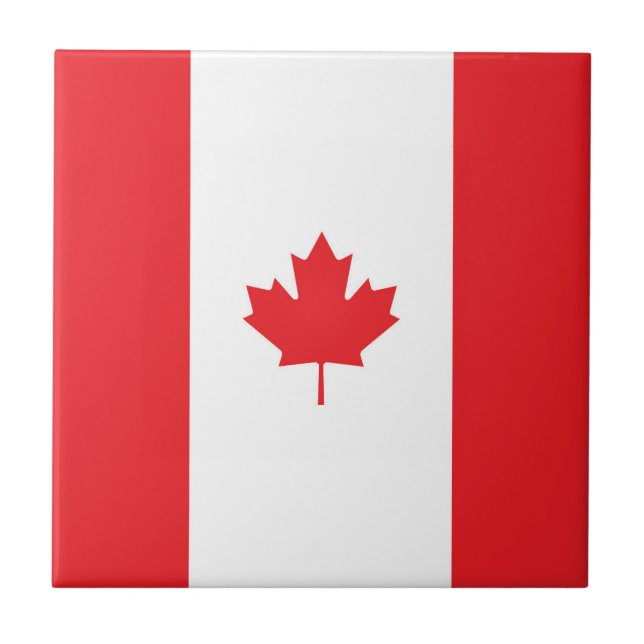 Kanada-Flagge Fliese (Vorderseite)