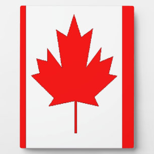 Kanada-Flagge Fotoplatte