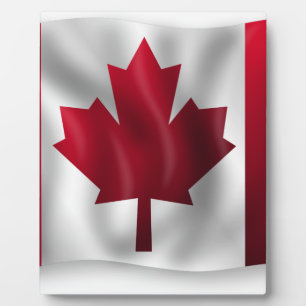 Kanada-Flagge Fotoplatte