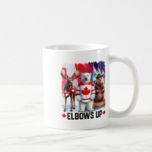 Kanada-Flagge Hockey Lustiger Biber Boxen M Kaffeetasse