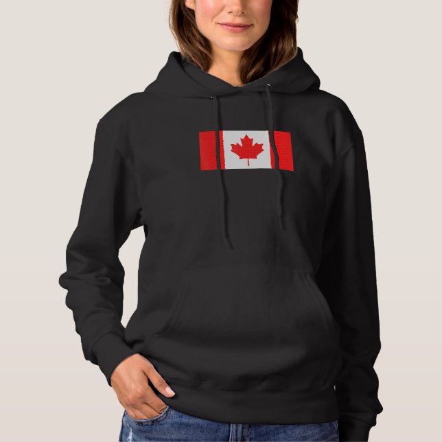 Kanada-Flagge Hoodie (Vorderseite)