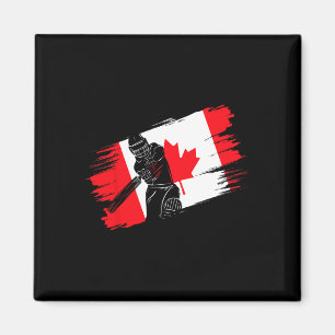 Kanada-Flagge Kanada Cricket-Fan Spieler Trainer S Magnet