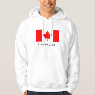 Kanada Flagge: MUSEUM Zazzle I Liebe MEIN LAND Hoodie