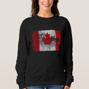 Kanada Flagge Patriot Canadian Roots Maple Leaf So Sweatshirt