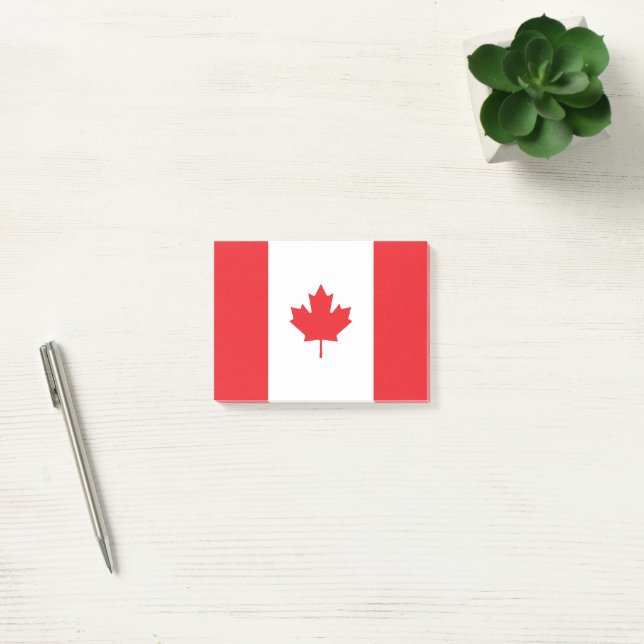 Kanada-Flagge Post-it Klebezettel (Büro)