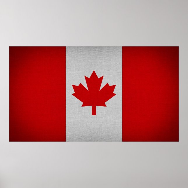 Kanada-Flagge Poster (Vorne)