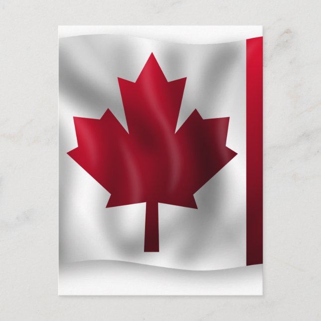 Kanada-Flagge Postkarte (Vorderseite)