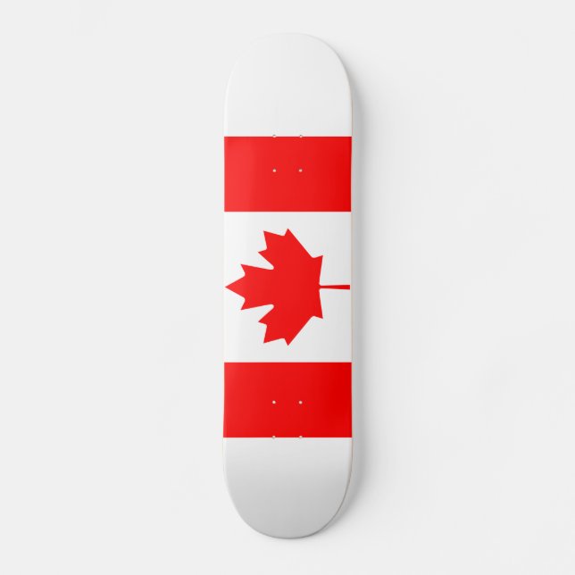 Kanada-Flagge Skateboard (Vorderseite)